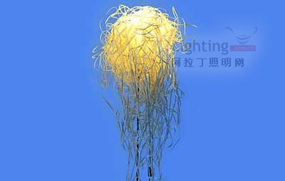 美麗燈具設計 溫柔的鳥巢(圖)