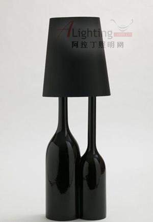 倍加藝術氣息的香檳陶瓷燈(圖)